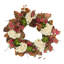 24" Hydrangea Fall Wreath with Ivy and Artichokes