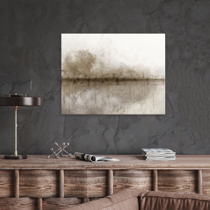 «Wautoma Abstract Neutral CXLV III» par Chichi Decor, reproduction d'art sur toile, H 30 po x l 40 po x P 1,5 po