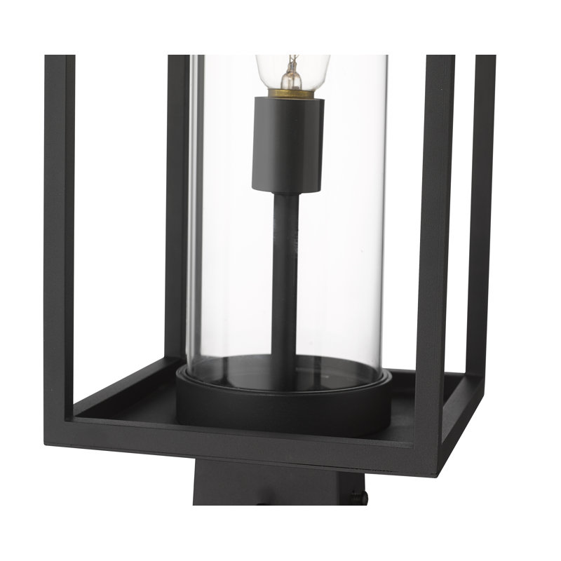 Tête de lanterne 1 lumière Bello, Noir