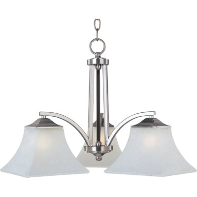 Lustre classique/traditionnel ombré 3 lumières Weedman