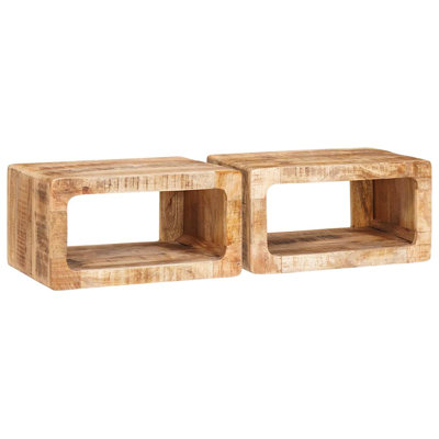 45cm W Solid Wood Bedside Table