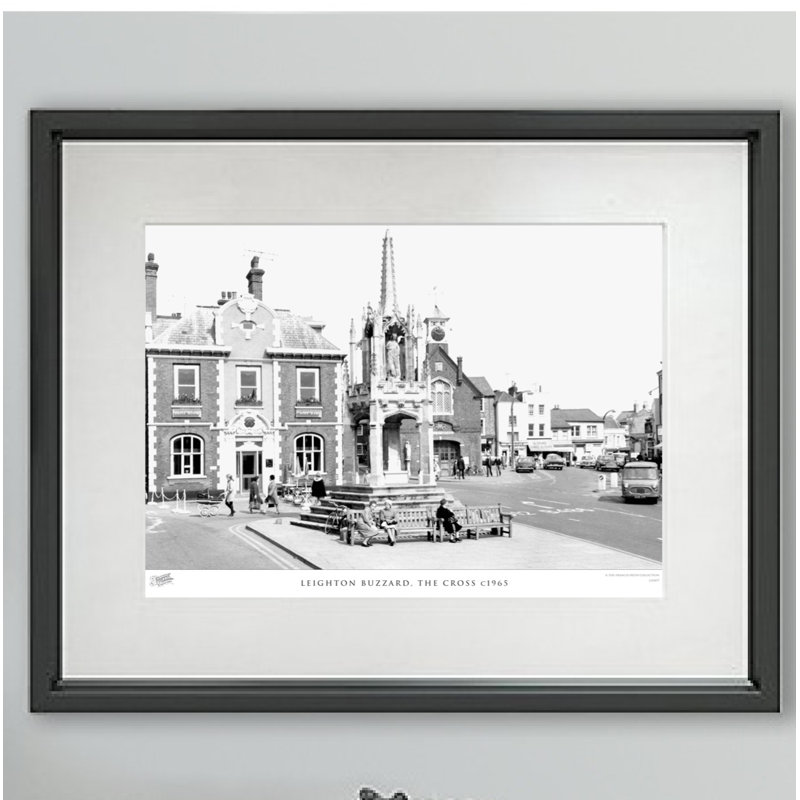 Leighton Buzzard, The Cross C1965 - Single Picture Frame Print, 60cm H X 80cm W x 2cm D
