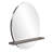 Modern Accent Mirror with Shelves