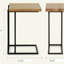 Luka Oak Wood Side Table Small