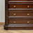 Nut-brown Solid Wood Accent Cabinet