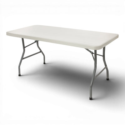 Table de banquet portable robuste en plastique