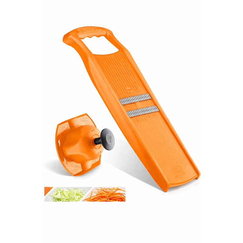 Borner Borne Roko Powerline Julienne avec support de sécurité alimentaire, orange, Orange