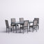 Phebe 6 - Person Four Leg Dining Set-205942458-205942459