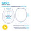 Eldon Soft Close Round Standard Toilet Seat