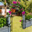 Arche de jardin en métal l 55 po x H 94,5 po