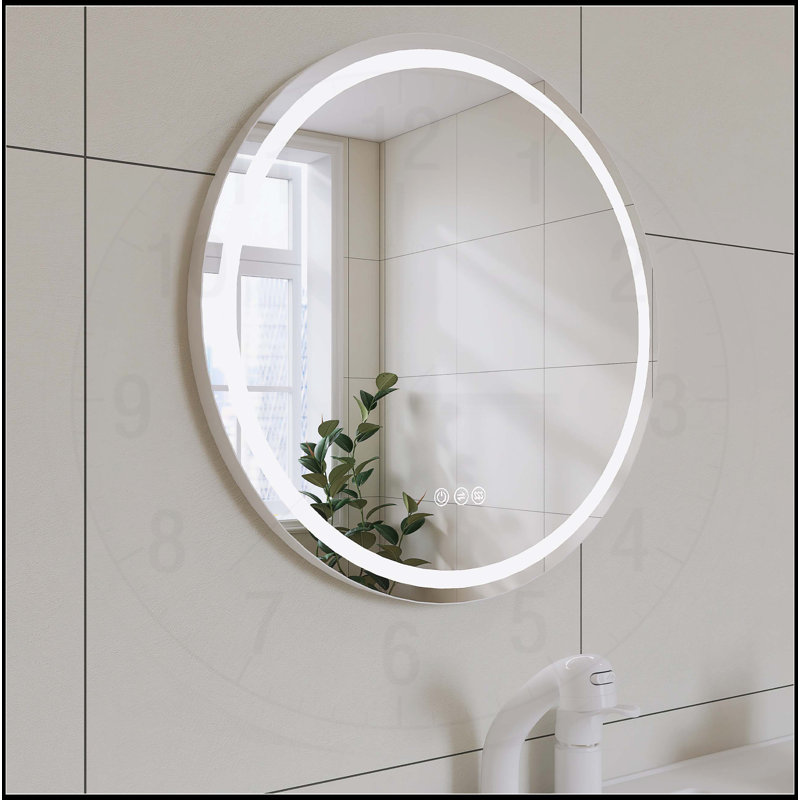 Sleek and Stylish Bathroom Vanity Mirror with Advanced Features for a Luxurious Experience