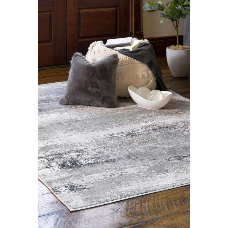 Vallie Abstract Indoor Rug, Rectangle 7'10" x 10'6"