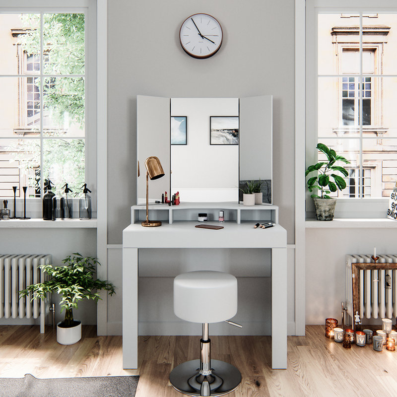 Allenville Dressing Table with Mirror