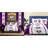 9pcs Quilt Bedding Set Purple Bedspread Queen Size for Modern Bedroom, Lightweight Comforter with 2 Pillow Shams, 6 Matching Curtains 86x86In-123627397-123627399
