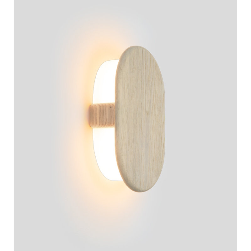 Tempus LED Flush Mount Sconce, 2700, Taupe