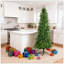 Arbre de Noël classique avec des branches denses, convient pour Halloween et Noël-520108757
