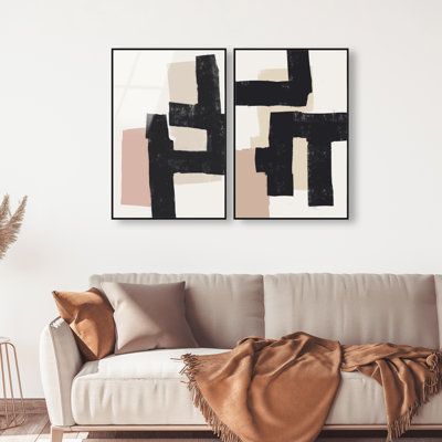 Nowhere Set High-Gloss Frameless Acrylic Glass Wall Art Abstract Print by Oliver Gal, Ready to Hang, 10 x 15