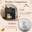 Mobilier de cage pour chien - Niche décorative pour petits et moyens chiens-13396788-14195799