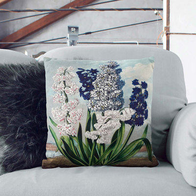 Floral Square Throw Cushion