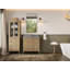 Bois de teck d'Atlanta 36 po X P 22 po Meuble-lavabo central D Quartz-108959817