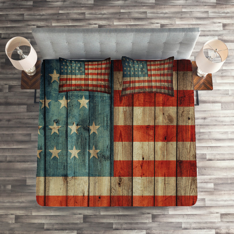 Coverlet, King Bedspread + 2 Shams
