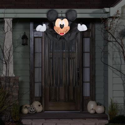 Cintre de porte gonflable Mickey Head W Streamers