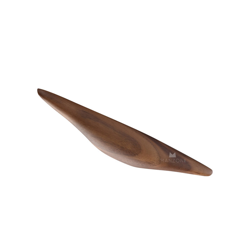 Cape Designer Wood 6 5/16" Center to Center Handle Pull, 3 3/4", Oak