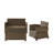 3 - Person Patio Conversation Set with Cushions-1106890087-1132406559