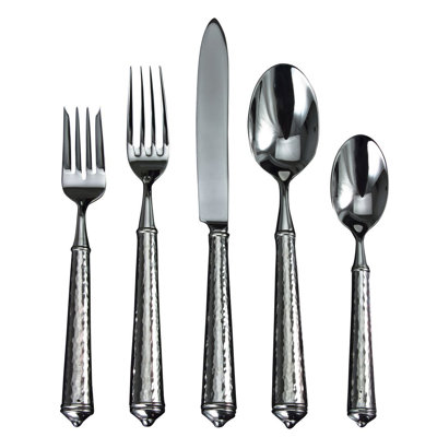 Leopardo 5 - Piece Stainless Steel Flatware Set - Service for 1