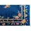 Hand Knotted Wool Oriental Area Rug in Navy