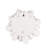 D7.3X2.8" Handmade Cream Ceramic Flower Wall Decor Accent-1718530095