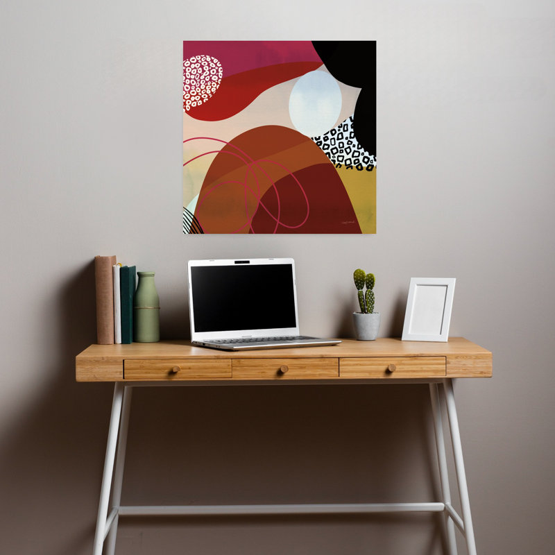 Variété VI, art contemporain moderne abstrait, H 18 po x l 18 po