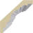 Endurathane Jackson Egg & Dart with Rope Crown Moulding, 3"H x 3"P x 4 1/4"F x 94 1/2"L, (1 7/8" Repeat), Factory Primed