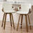 Modern Upholstered Swivel Counter Height Bar Stool-2107849369