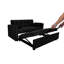 Canapé-lit convertible 3-en-1 53 po Modern Velvet-1866577575-1866577574