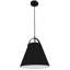 Luminaire suspendu conique 1 lumière Dipti-615722062-615722058