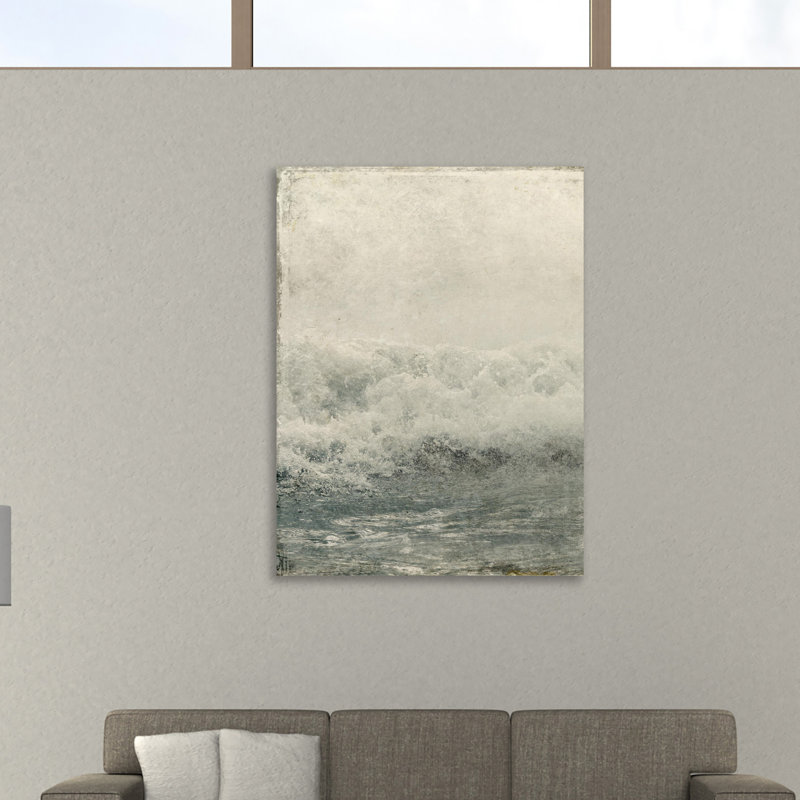 Ocean Waves 1 by Kimberly Allen - Wrapped Canvas Print, 122cm H x 91cm W x 4cm D