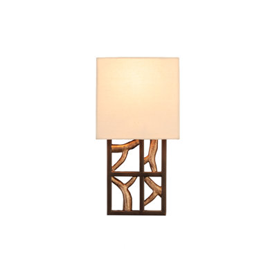 Applique murale Hudson 1 LT bronze antique avec or antique Hudson