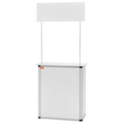 Table de comptoir de promotion, table de présentation portative 30,91 po x 14,96 po x 71,46 po