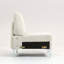 Module de siège modulaire sans accoudoirs, canapé modulaire en velours côtelé, fauteuil d'appoint modulaire sans accoudoir avec coussin de dossier-464849319