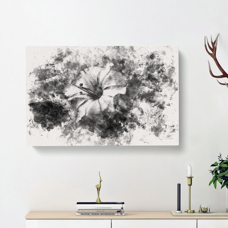 Geranium Flower - Wrapped Canvas Print, 60cm H x 91cm W x 3cm D
