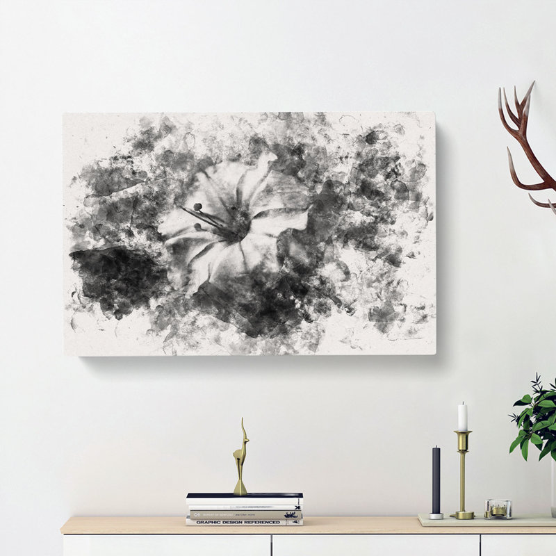 Geranium Flower - Wrapped Canvas, 40cm H x 60cm W x 3cm D