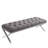 Loden Polyester Blend Upholstered Bench-81356028