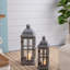 Bougie lanterne en bois décorative, porte-lanterne ouragan