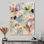 Abstrait minimalisme dans des tons roses et verts - Art mural minimaliste, impression sur toile verte minimaliste