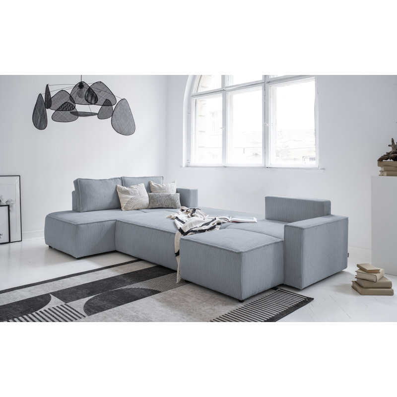Sofa Bed, Left Hand Facing, Light Grey