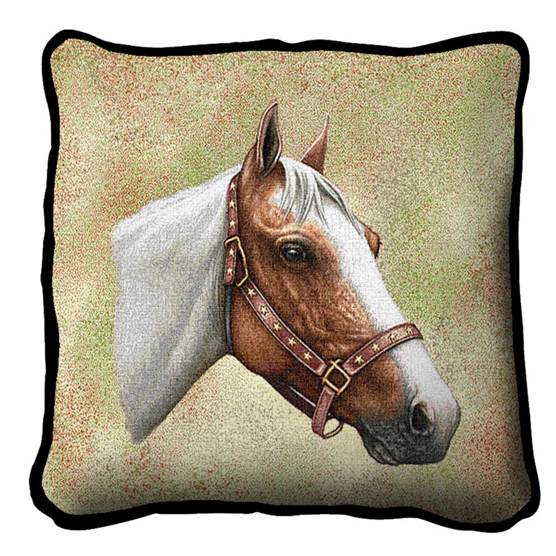 Coussin en coton Pinto