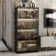 4-Layer Glass Door Display Case With LED Light