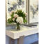 Hydrangeas and Viburnum Arranged in a Glass Vase