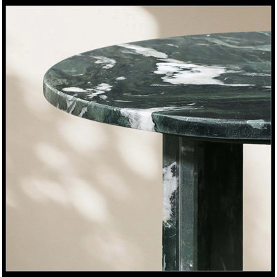Ensemble de tables basses en marbre naturel vert, petite table, table de salon, pierre naturelle, marbre véritable, marbre véritable